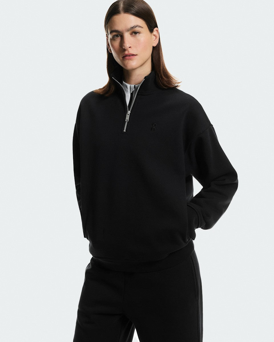 Women's Club Collective 1/4 Zip - Black | On United States