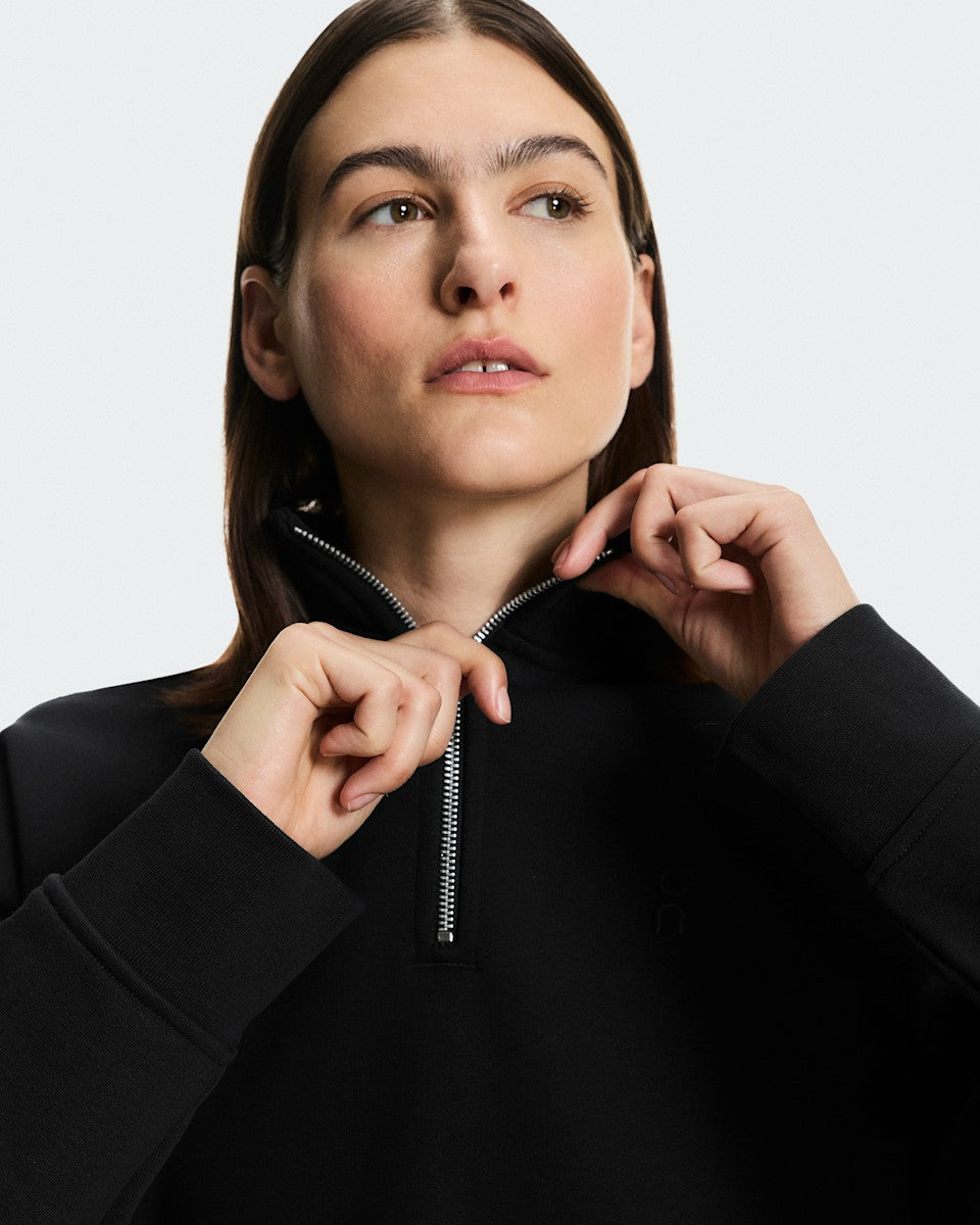 Women's Club Collective 1/4 Zip - Black | On United States