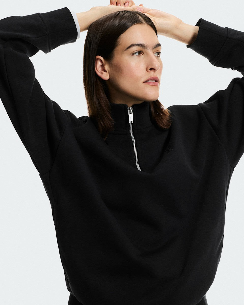 Women's Club Collective 1/4 Zip - Black | On United States