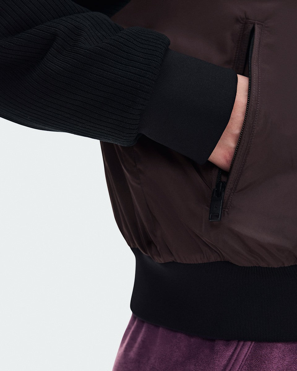 Women's Courtside Bomber - Mulberry/Black | On United States