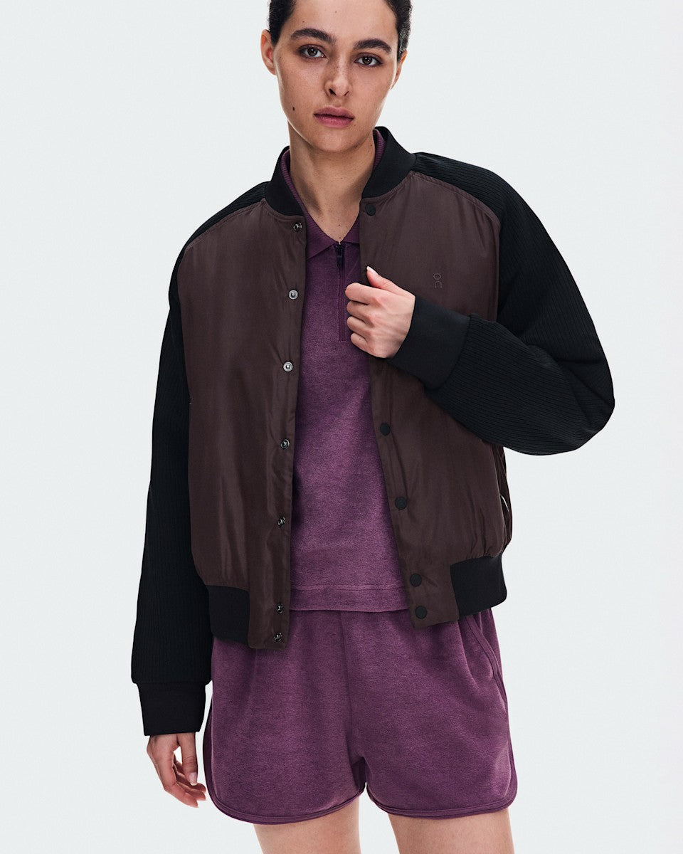 Women's Courtside Bomber - Mulberry/Black | On United States