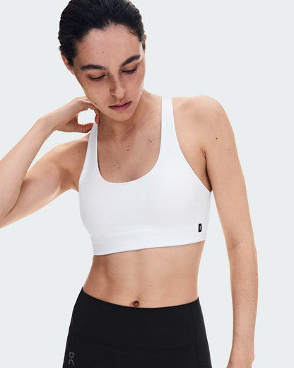 Women's Studio Racerback Bra - White | On United States