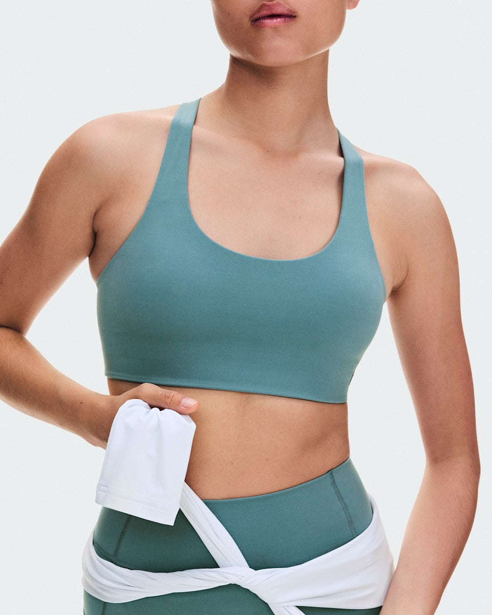 Women's Studio Racerback Bra - Agave | On United States
