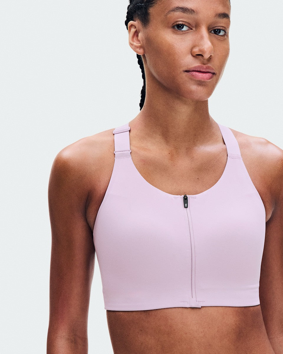 Women's Endurance Bra Zip - Foxglove | On United States