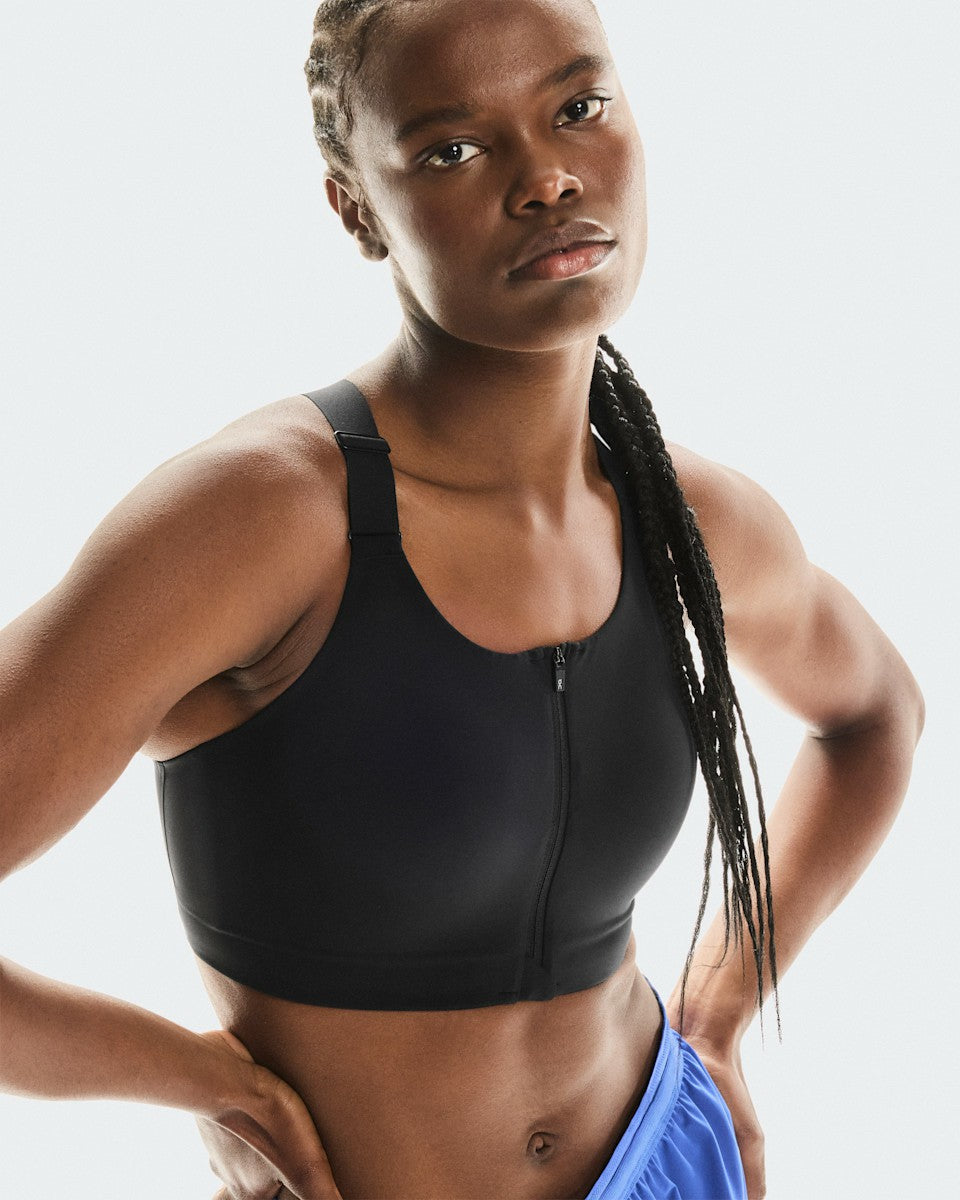 Women's Endurance Bra Zip - Black | On United States