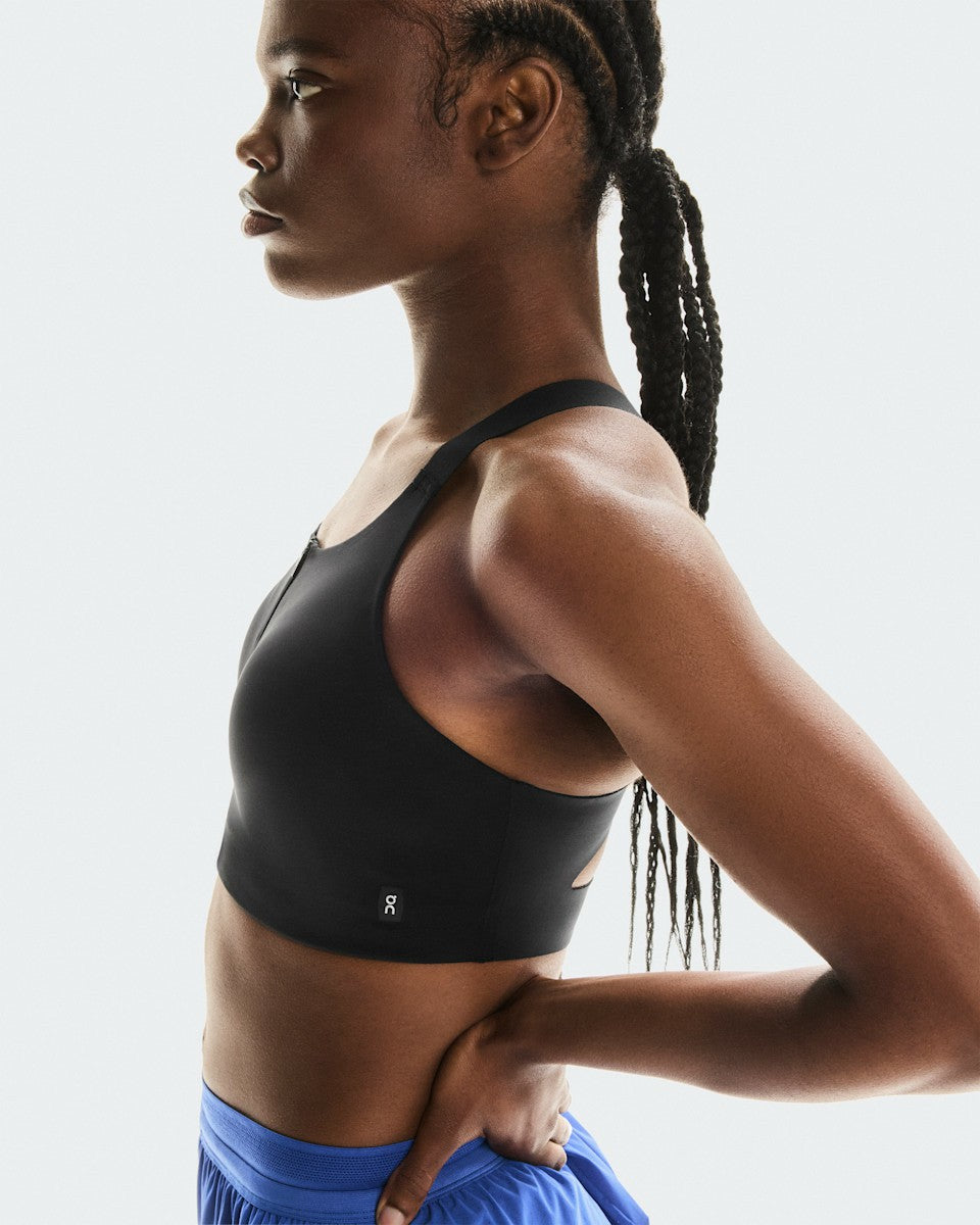 Women's Endurance Bra Zip - Black | On United States