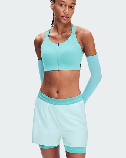 Women's Endurance Bra Zip - Aquamarine | On United States
