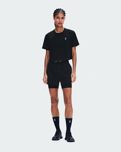 Women's Train 2-in-1 Shorts - Black | On United States