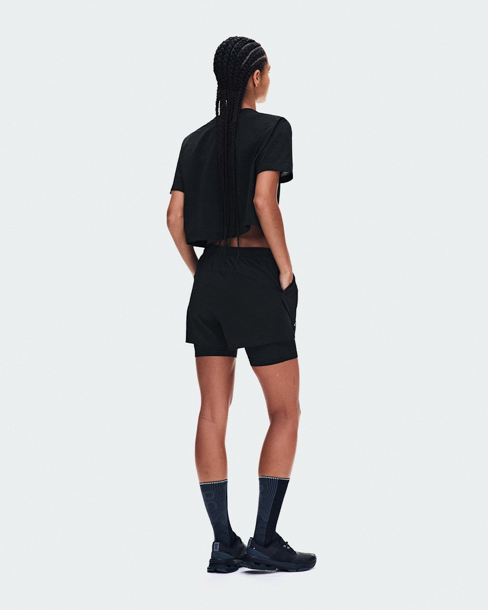 Women's Train 2-in-1 Shorts - Black | On United States