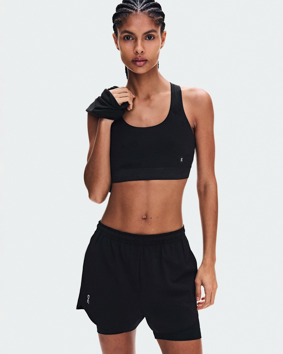 Women's Train 2-in-1 Shorts - Black | On United States