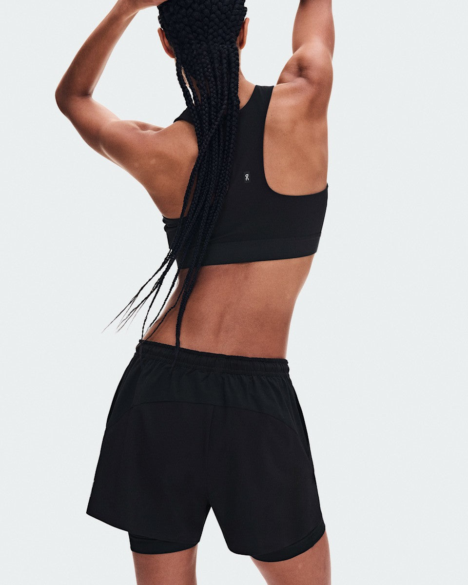 Women's Train 2-in-1 Shorts - Black | On United States