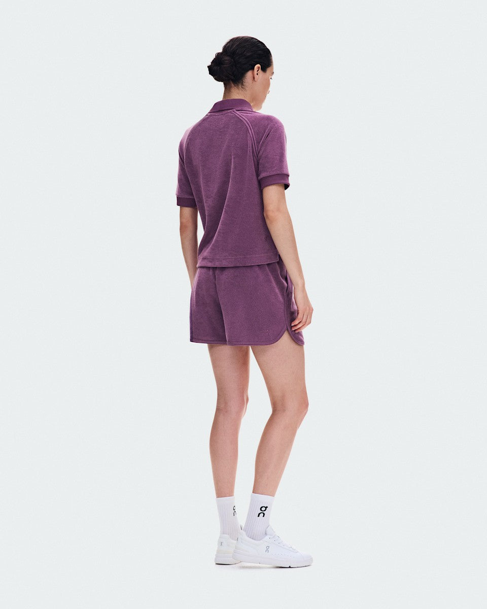 Women's Courtside Shorts Terry - Cassis | On United States