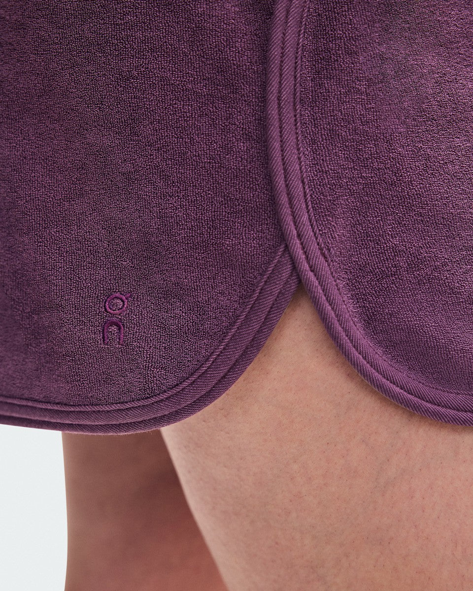 Women's Courtside Shorts Terry - Cassis | On United States