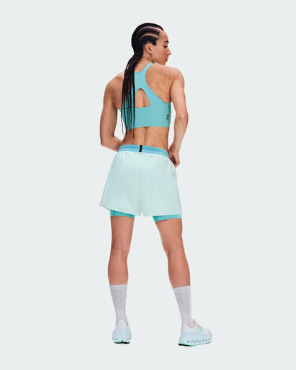 Women's 3" Performance 2/1 Shorts - Flurry/Aquamarine | On United States