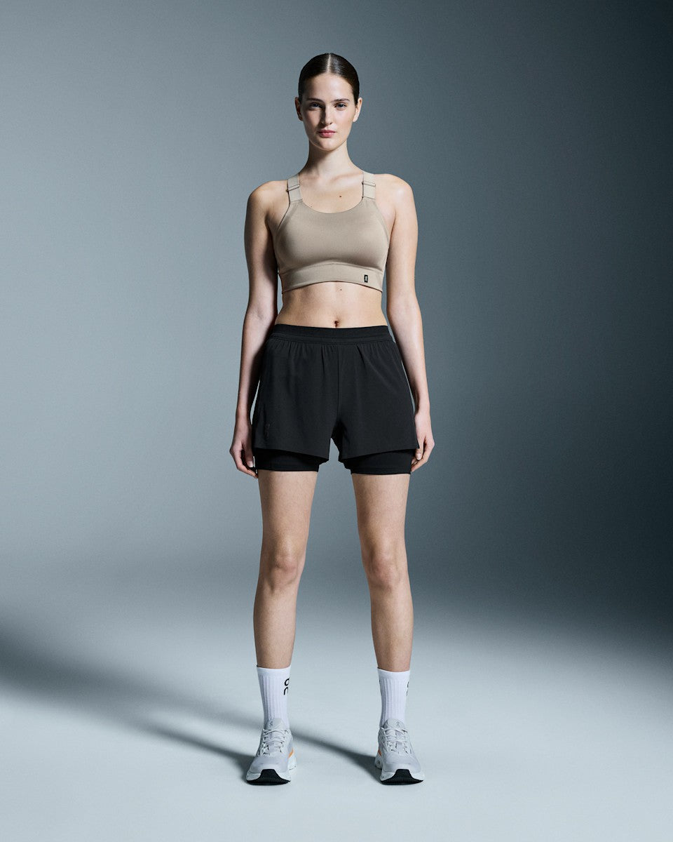 Women's 3" Performance 2/1 Shorts - Black | On United States