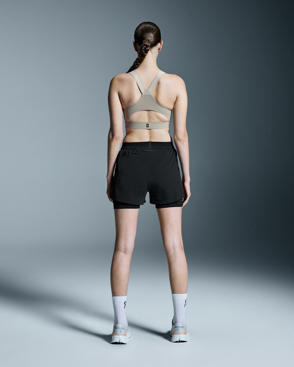 Women's 3" Performance 2/1 Shorts - Black | On United States