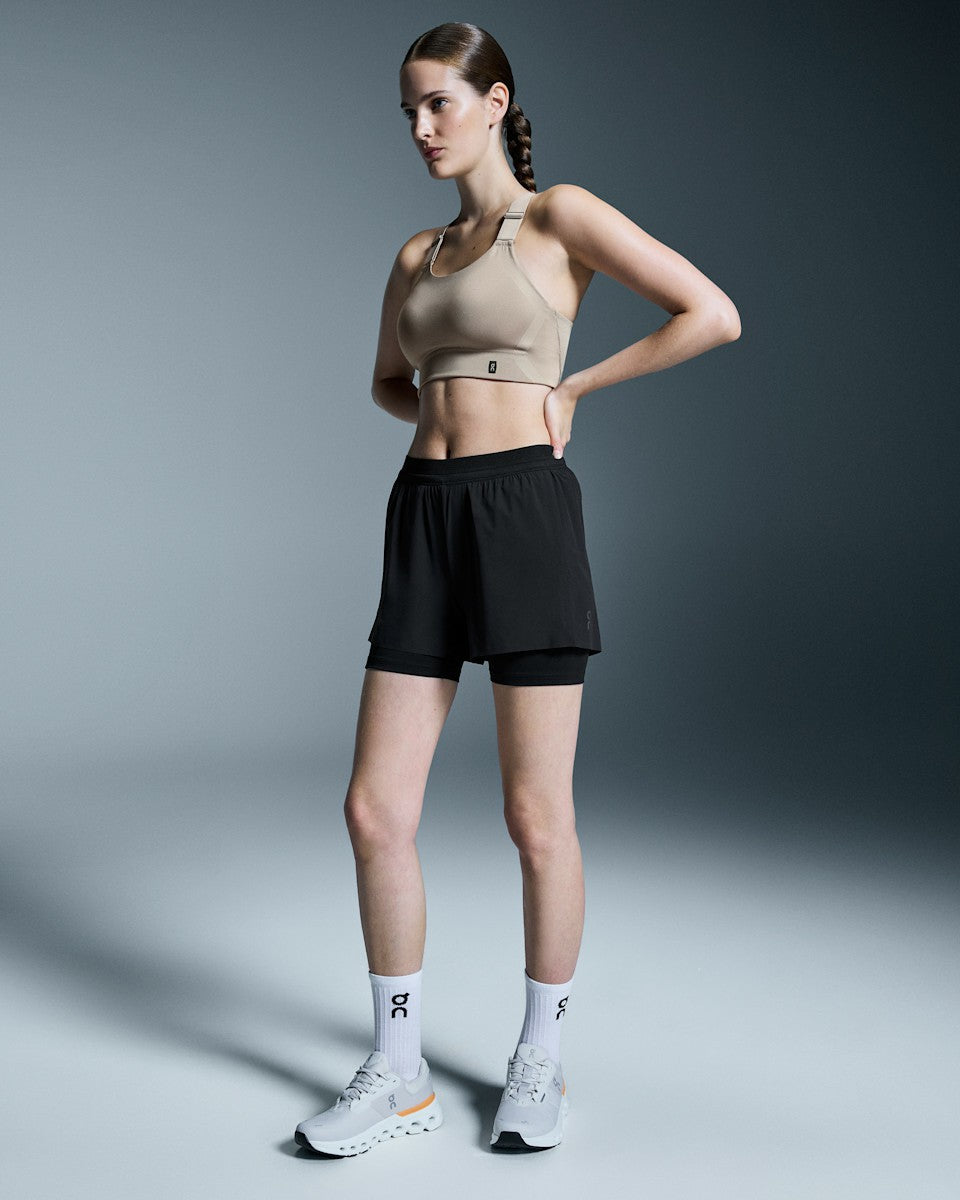 Women's 3" Performance 2/1 Shorts - Black | On United States