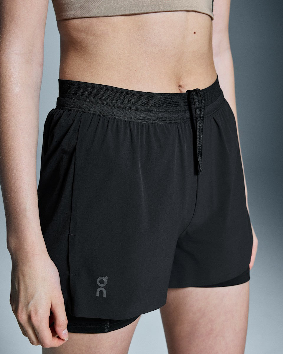 Women's 3" Performance 2/1 Shorts - Black | On United States