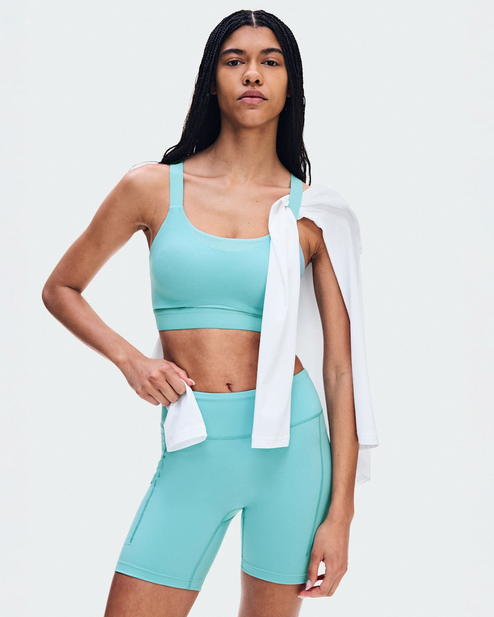 Women's Performance Tights Short - Aquamarine | On United States