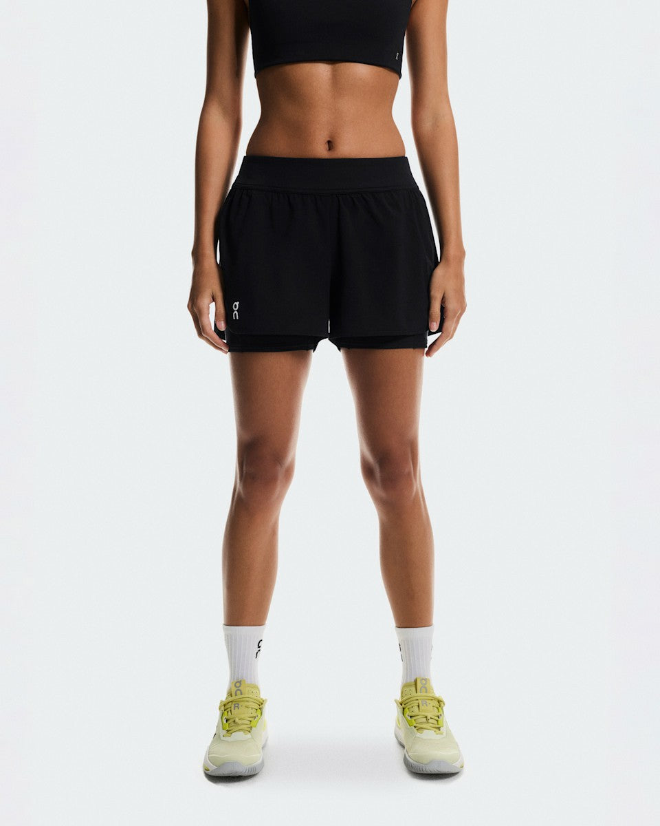 Women's 3" Court Shorts 2-in-1 - Black | On United States