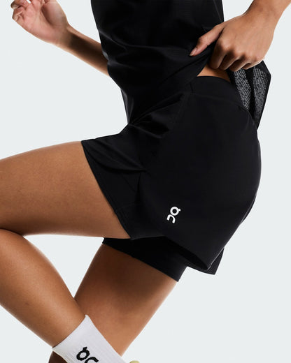 Women's 3" Court Shorts 2-in-1 - Black | On United States