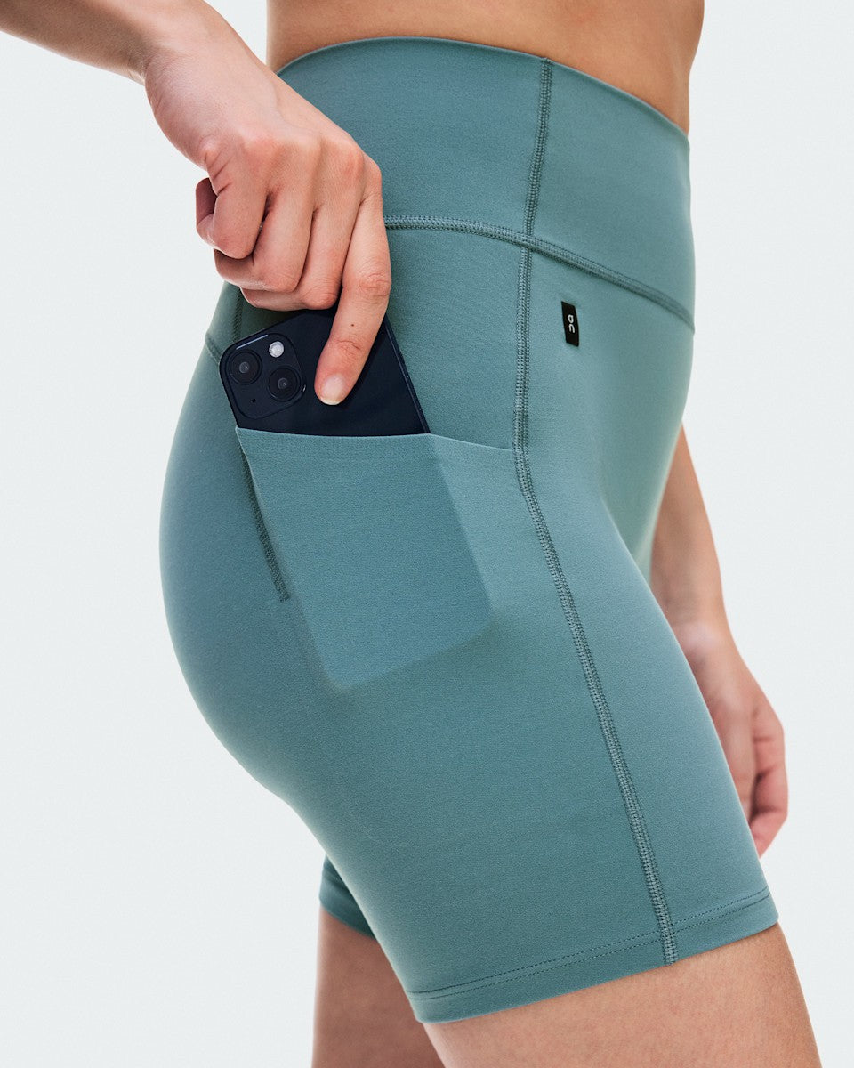 Women's Studio Leggings Short 6" - Agave | On United States