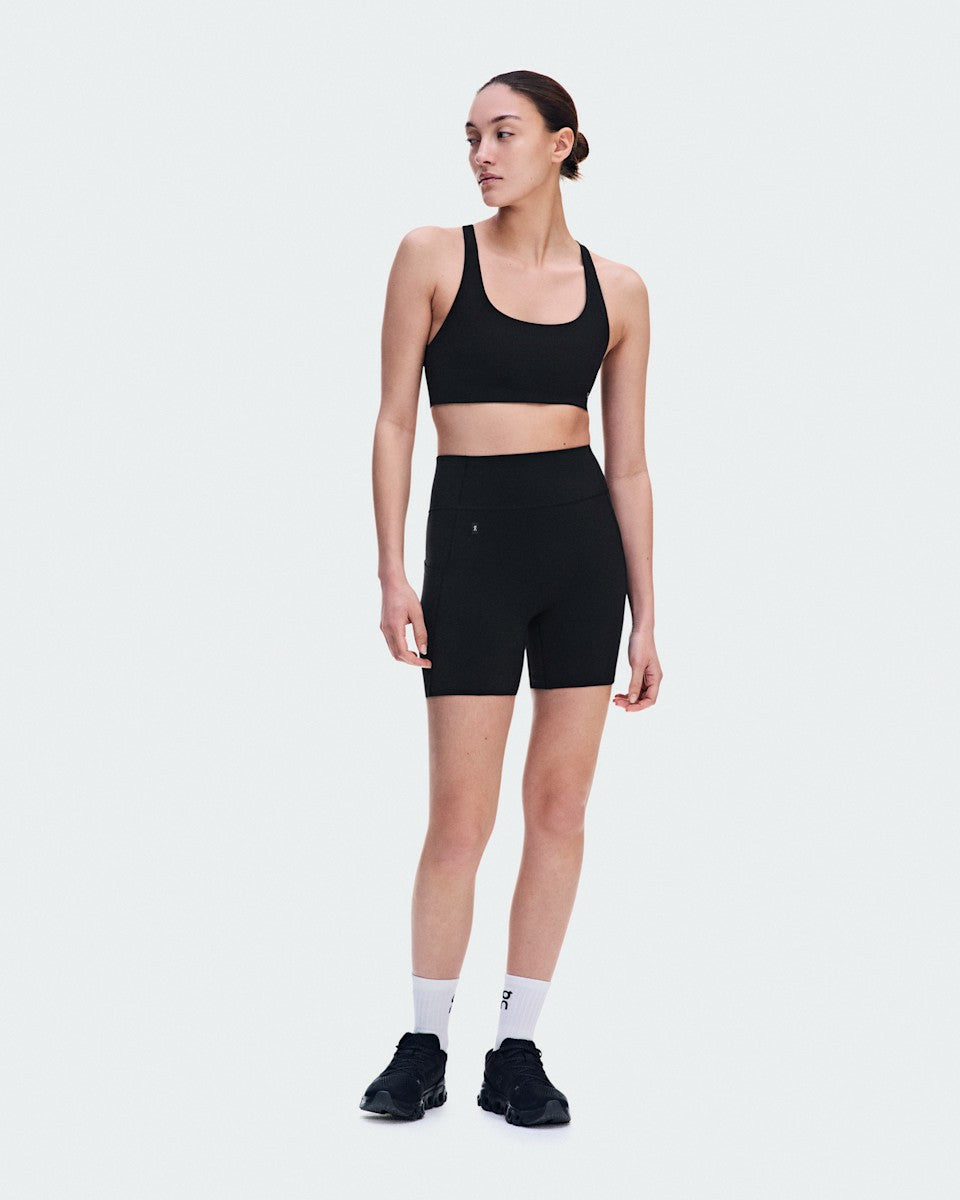 Women's Studio Leggings Short 6" - Black | On United States