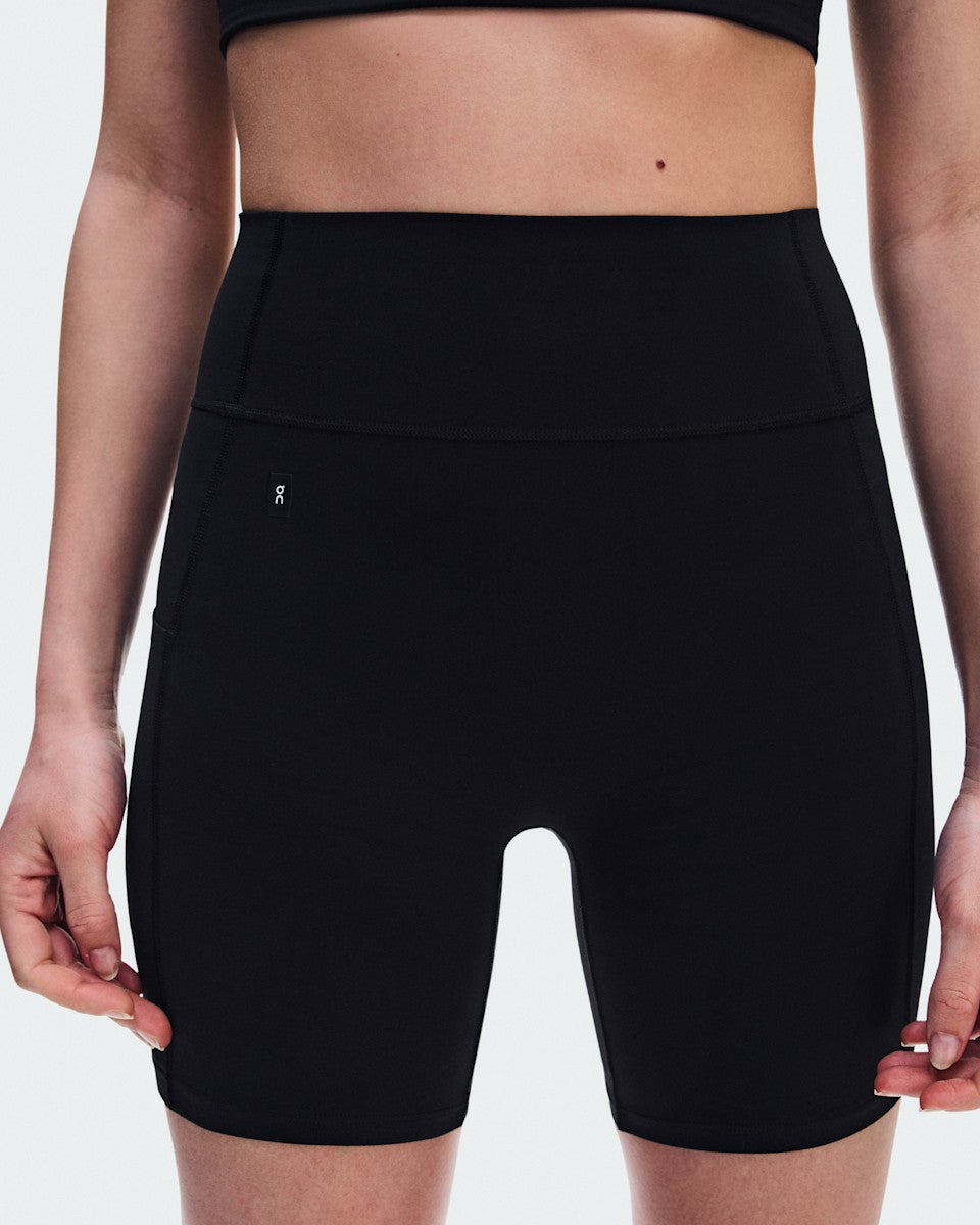 Women's Studio Leggings Short 6" - Black | On United States