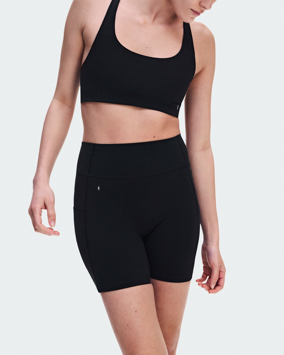 Women's Studio Leggings Short 6" - Black | On United States
