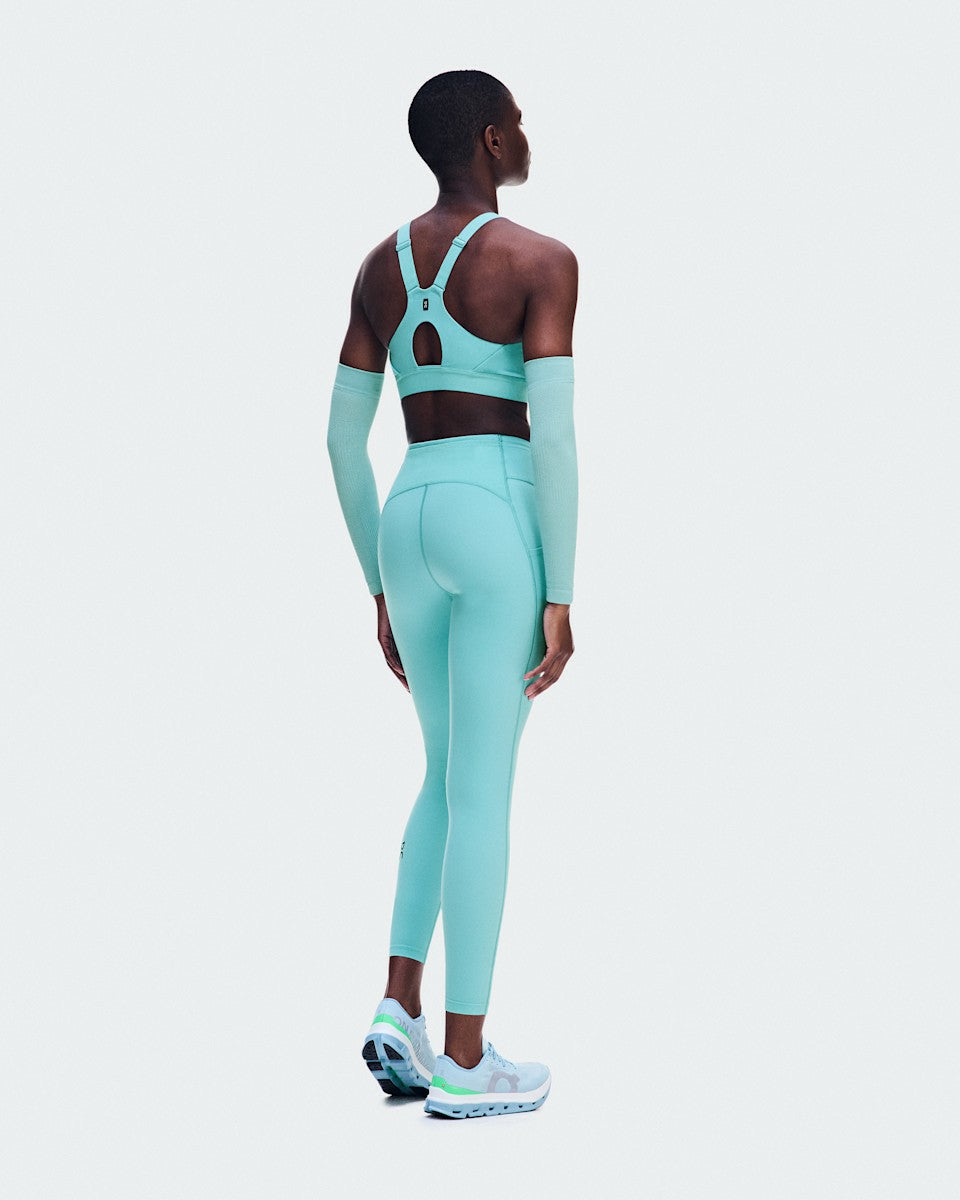 Women's Performance Tights 7/8 - Aquamarine | On United States