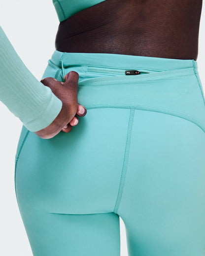 Women's Performance Tights 7/8 - Aquamarine | On United States