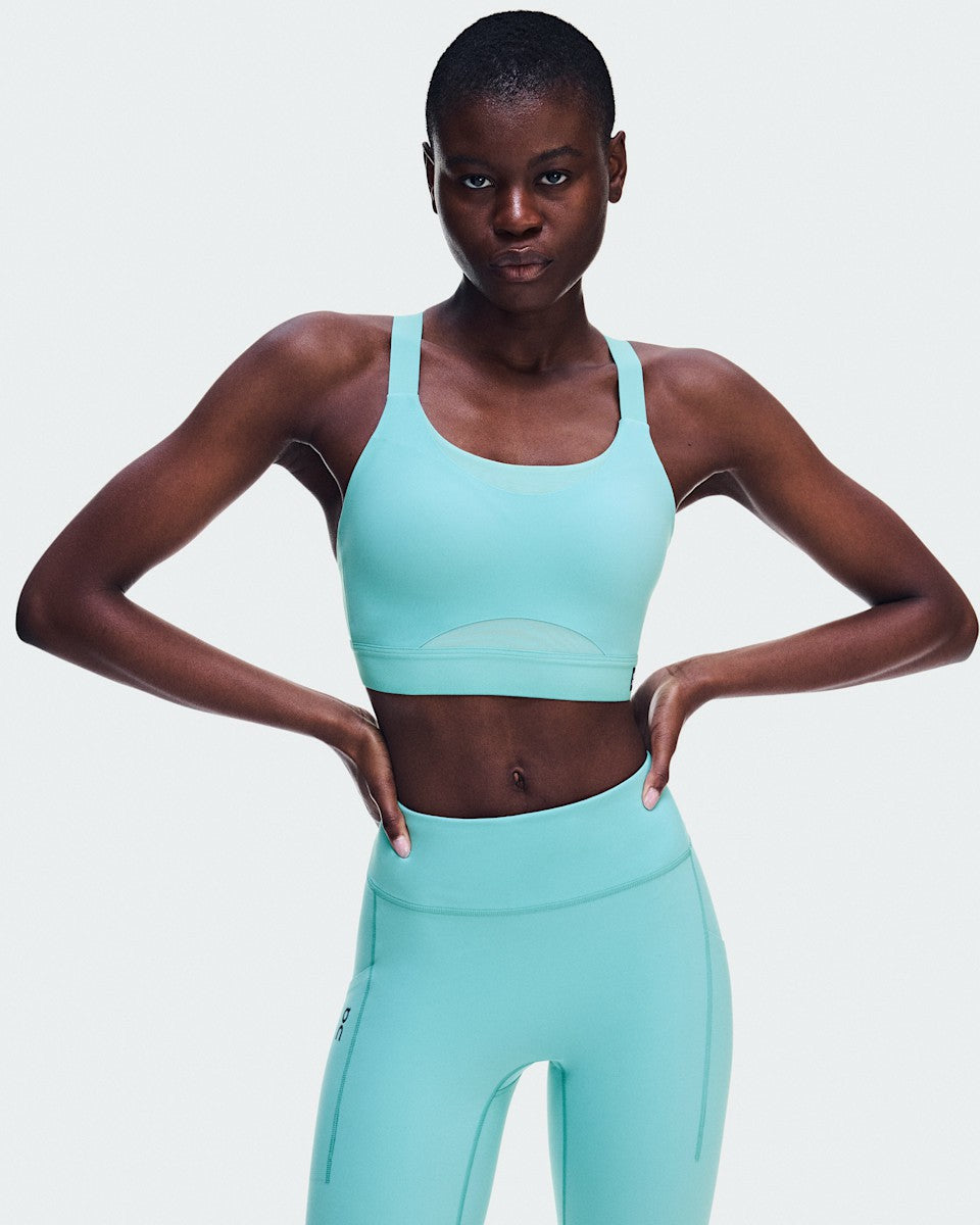 Women's Performance Tights 7/8 - Aquamarine | On United States