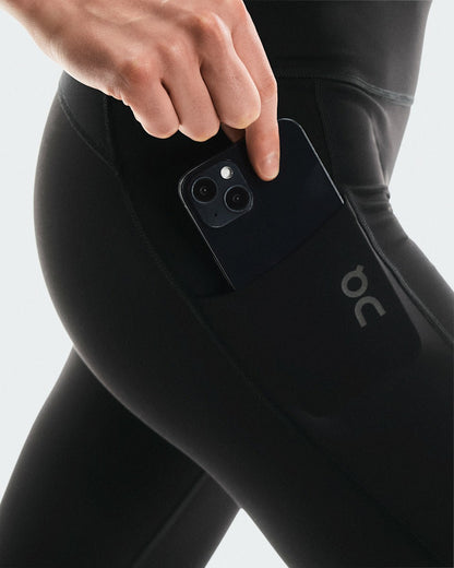 Women's Performance Tights Winter - Black | On United States