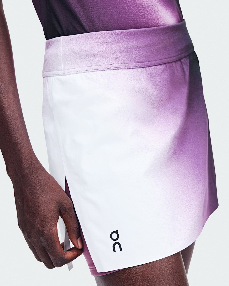 Women's Court Skirt Split Swing - White/Cassis | On United States