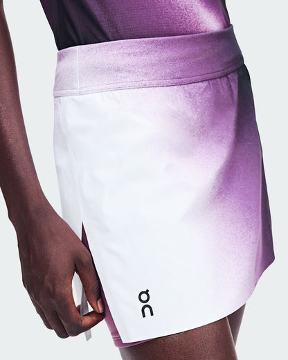 Women's Court Skirt Split Swing - White/Cassis | On United States