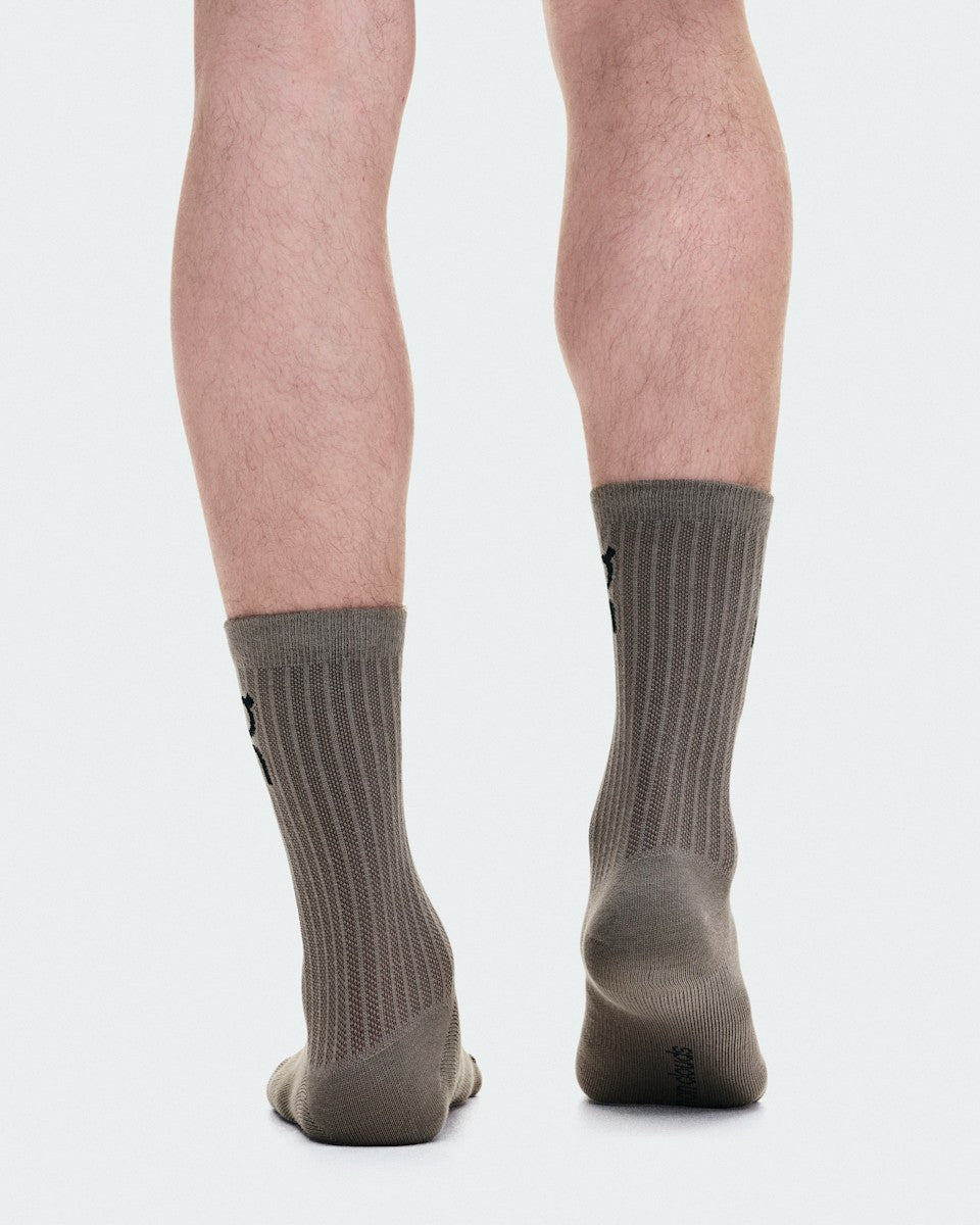Logo Sock High 3P - Hare/Brume | On United States