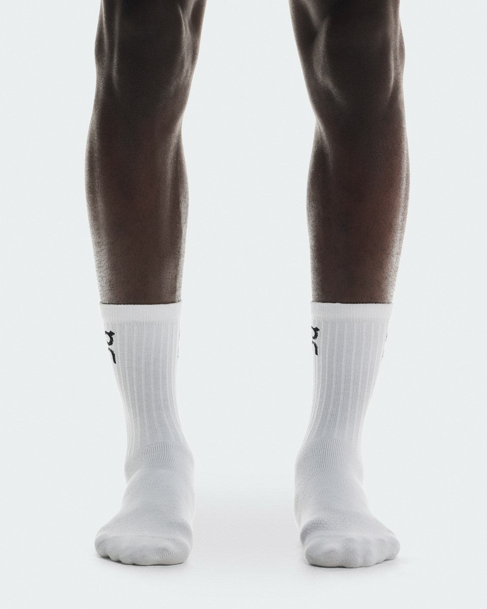 Logo Sock High 3P - White | On United States