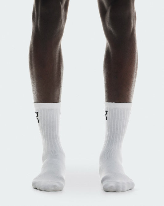 Logo Sock High 3P - White | On United States