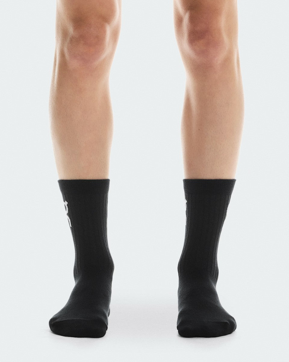 Logo Sock High 3P - Black | On United States