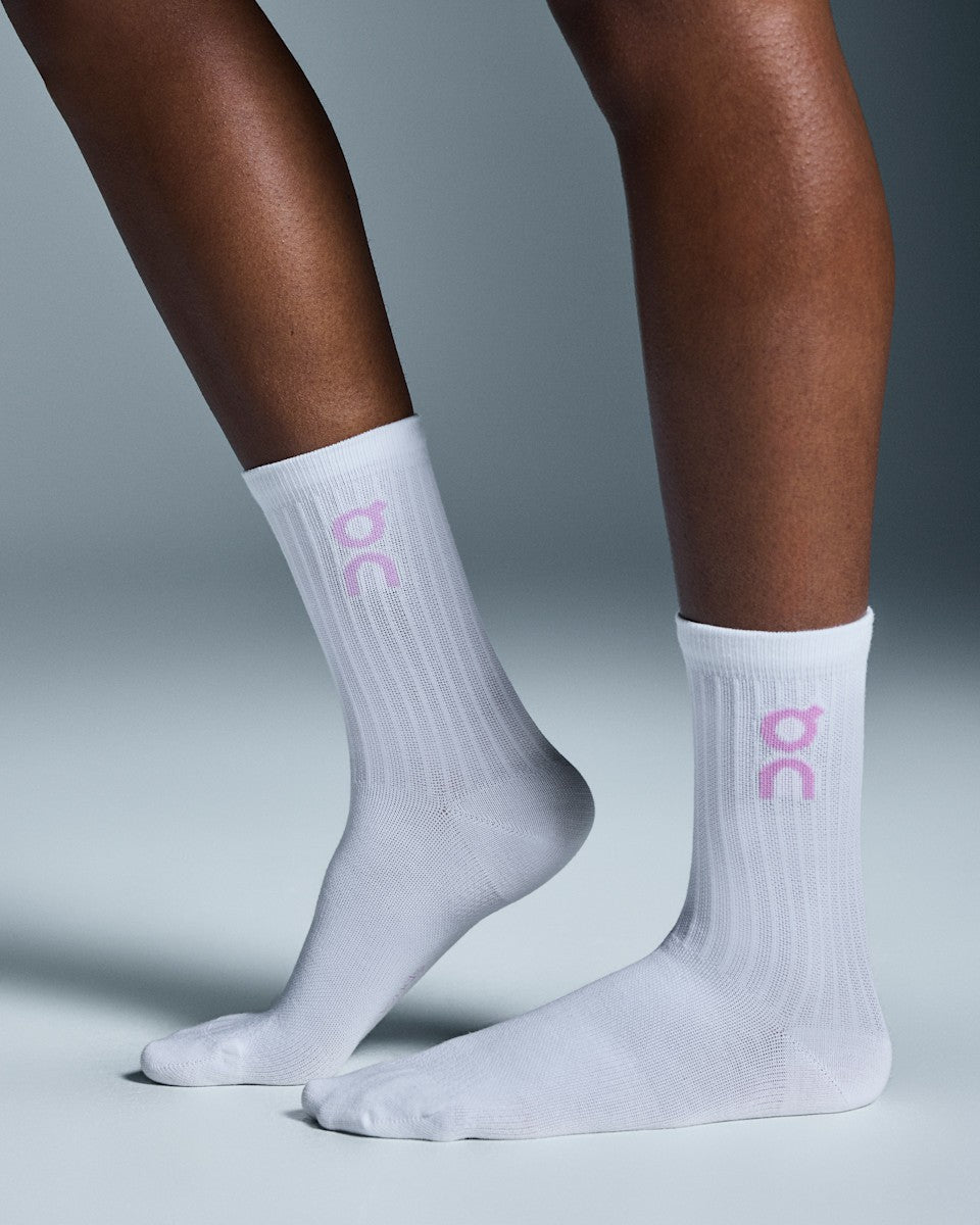 Logo Sock High 3P - Mauve/Raspberry | On United States
