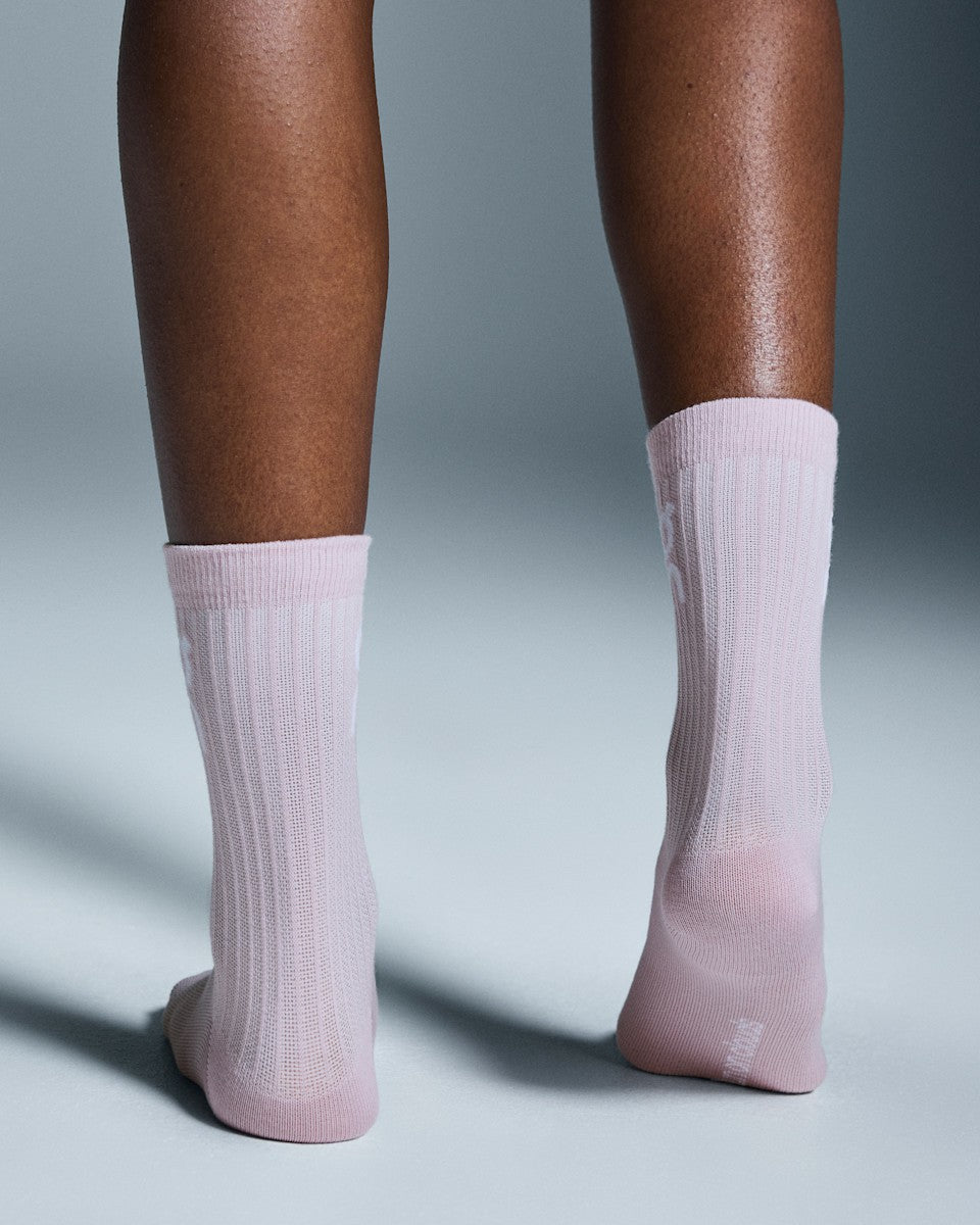 Logo Sock High 3P - Mauve/Raspberry | On United States