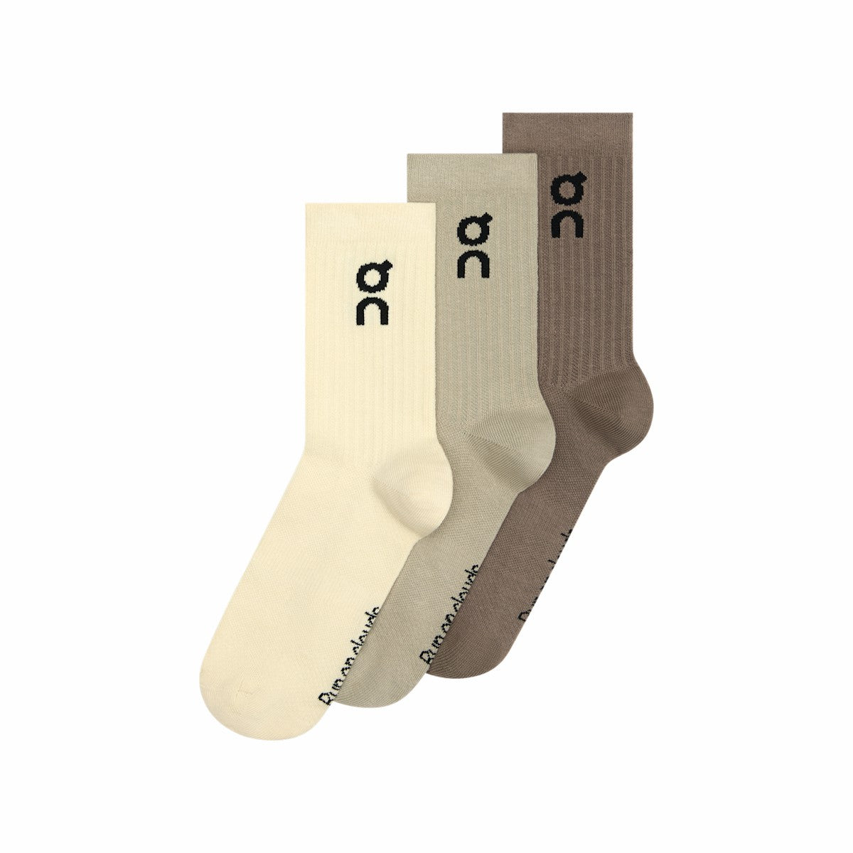 Logo Sock High 3P - Mauve/Raspberry | On United States