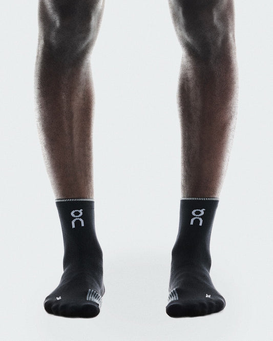 Performance Run Sock Mid - Black/Eclipse | On United States