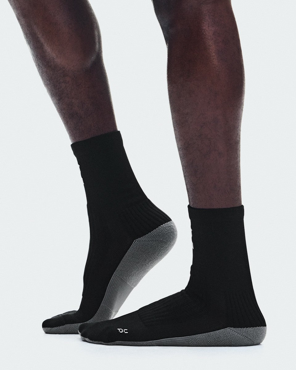 Trail Sock High 2P - Black/Black | On United States