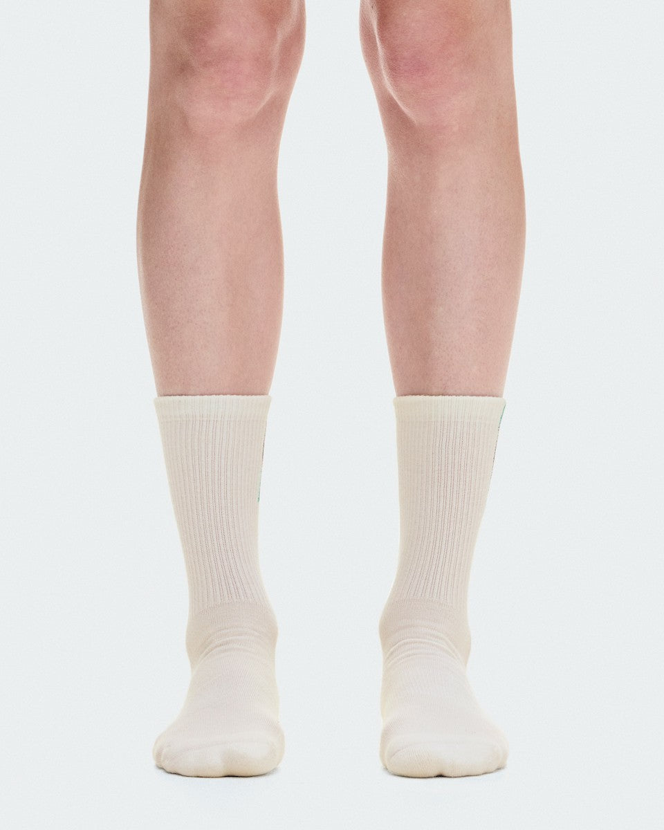 Courtside Sock High 2P - Ivory/Midnight | On United States