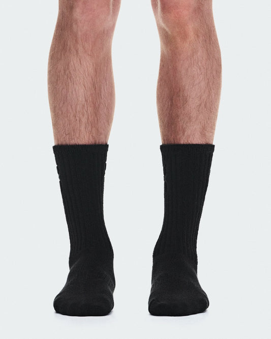 Terry Sock High - Black | On United States