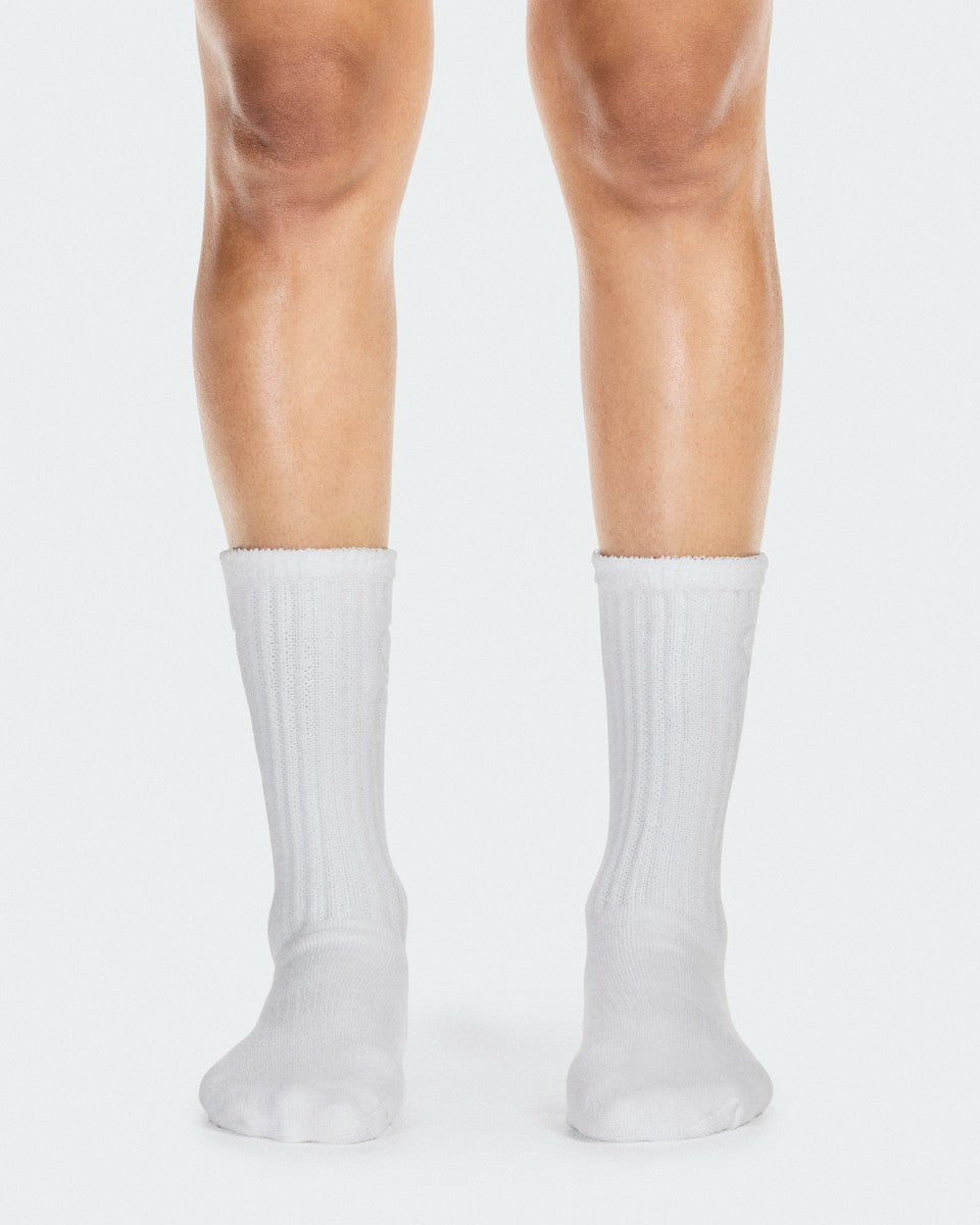 Terry Sock High - White | On United States