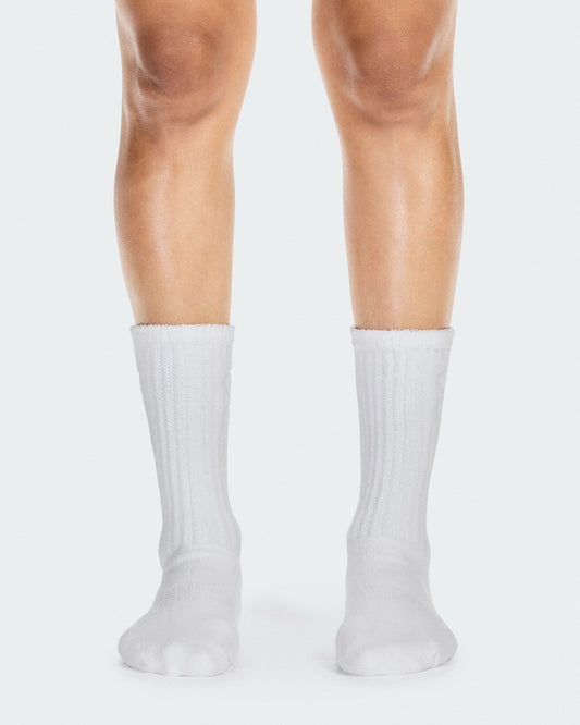 Terry Sock High - White | On United States