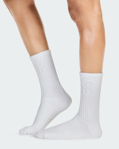 Terry Sock High - White | On United States