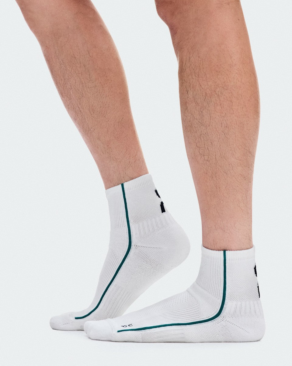 Court Sock Mid - White/Neem | On United States
